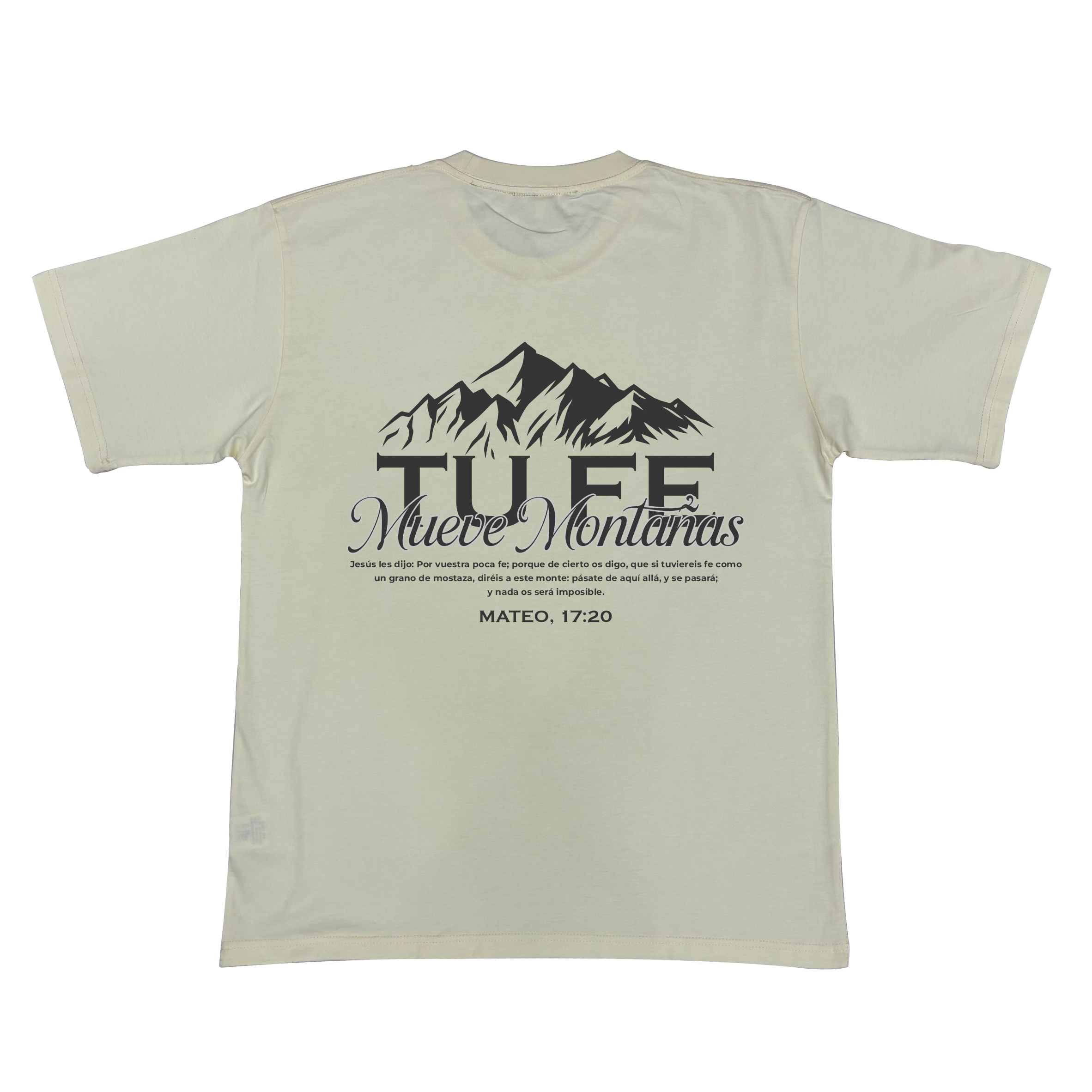 Camiseta TU FE MUEVE  MONTAÑAS