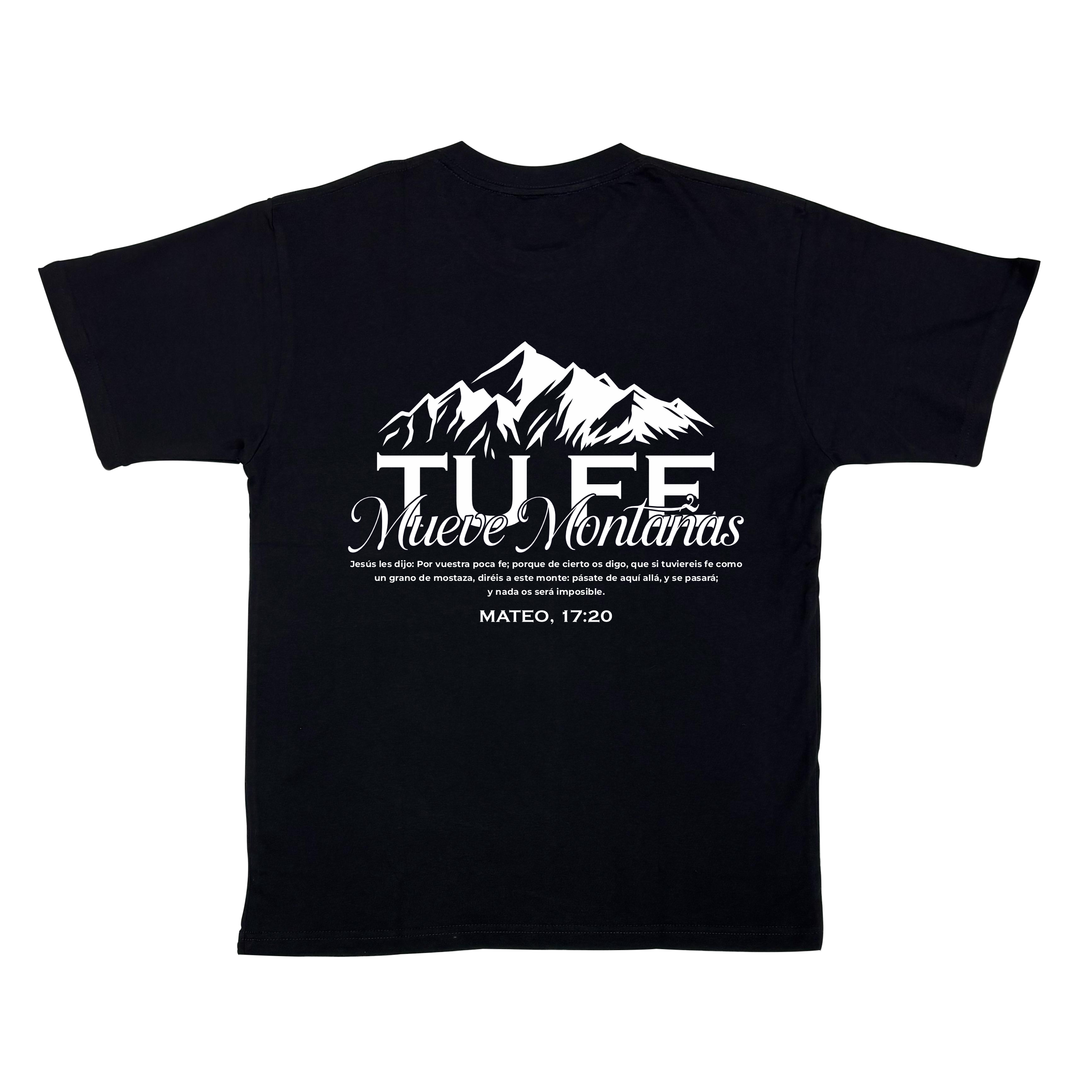 Camiseta TU FE MUEVE  MONTAÑAS